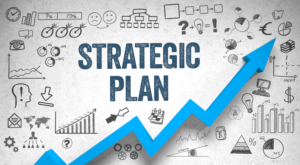 Strategic Plan  / Wall / Symbols / Arrow