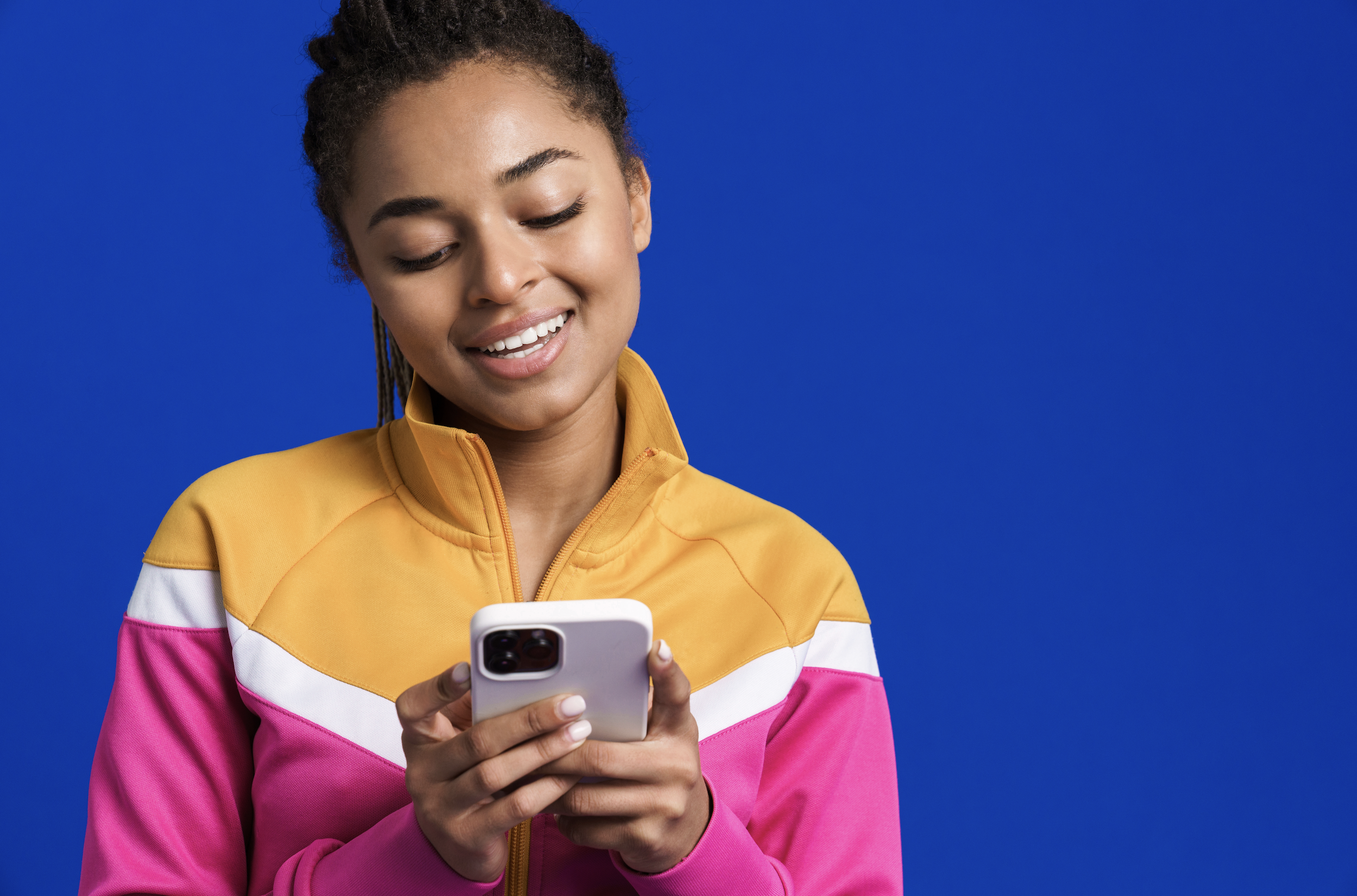 Woman Holding Mobile Phone